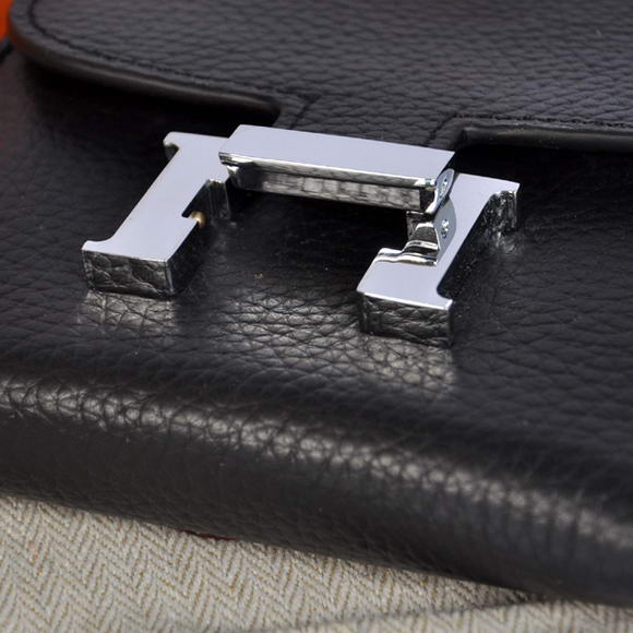 Hermes Constance Wallets Togo Leather A608 Black Hermes Constance Wallets Togo Leather A608 Black