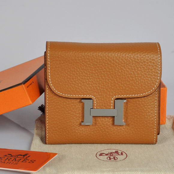 Hermes Constance Wallets Togo Leather A608 Camel Hermes Constance Wallets Togo Leather A608 Camel