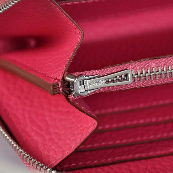 Hermes Evelyn Long Wallet Zip Purse A808 Peach Hermes Evelyn Long Wallet Zip Purse A808 Peach