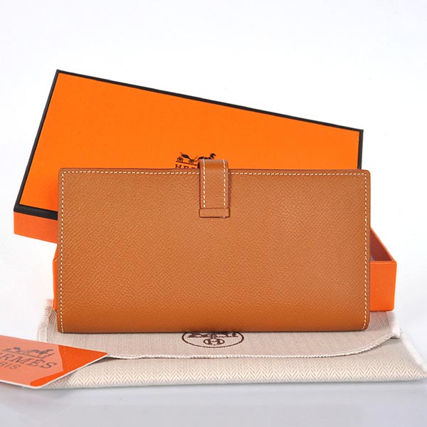 Hermes Bearn Wallet Original Smooth Leather Camel Hermes Bearn Wallet Original Smooth Leather Camel