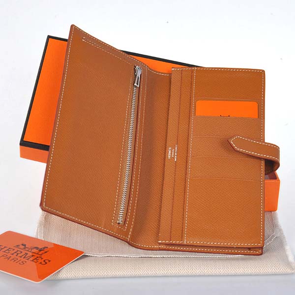 Hermes Bearn Wallet Original Smooth Leather Camel Hermes Bearn Wallet Original Smooth Leather Camel