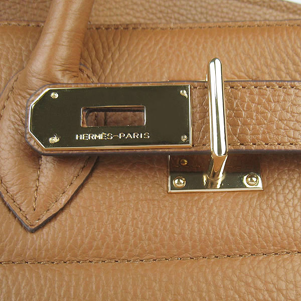 Hermes Birkin 6109 Togo Leather Bag Light Coffee 42cm Gold Hermes Birkin 6109 Togo Leather Bag Light Coffee 42cm Gold