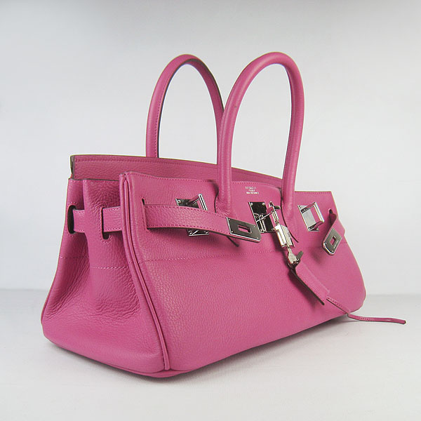 Hermes Birkin 6109 Togo Leather Bag Peachblow 42cm Silver Hermes Birkin 6109 Togo Leather Bag Peachblow 42cm Silver