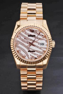 Rolex Datejust 18k Rose-Gold Plated Steel 34mm Watch-RD3753 Rolex Datejust 18k Rose-Gold Plated Steel 34mm Watch-RD3753