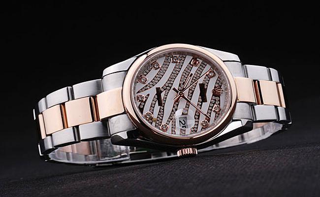 Rolex Datejust 18k Rose-Gold Plated Steel 34mm Watch-RD3756 Rolex Datejust 18k Rose-Gold Plated Steel 34mm Watch-RD3756