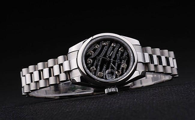 Rolex Datejust Black Stainless Steel 25mm Watch-RD3768 Rolex Datejust Black Stainless Steel 25mm Watch-RD3768