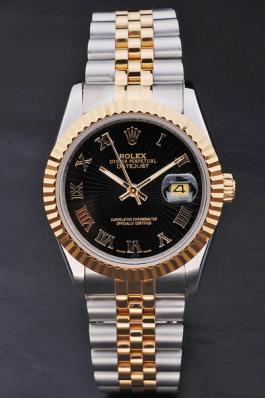 Rolex Datejust Black Stainless Steel 34mm Men Watch-RD3815 Rolex Datejust Black Stainless Steel 34mm Men Watch-RD3815