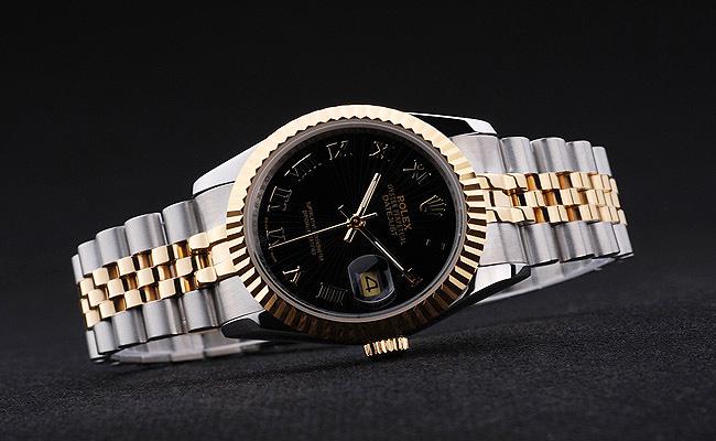 Rolex Datejust Black Stainless Steel 34mm Men Watch-RD3815 Rolex Datejust Black Stainless Steel 34mm Men Watch-RD3815