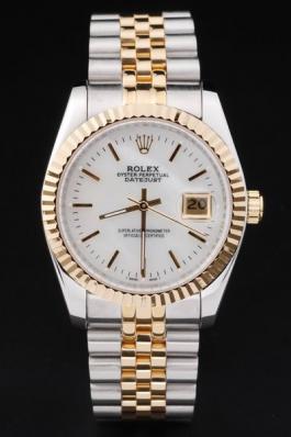 Rolex Datejust Golden Round Cutwork White Watch-RD2362 Rolex Datejust Golden Round Cutwork White Watch-RD2362