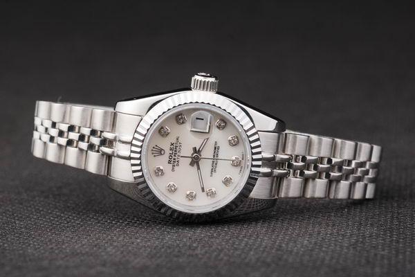 Rolex Datejust Mechanism Silver White Surface Watch-RD2455 Rolex Datejust Mechanism Silver White Surface Watch-RD2455