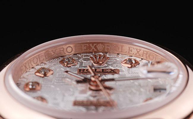 Rolex Datejust Rose Gold White Surface 25mm Watch-RD3759 Rolex Datejust Rose Gold White Surface 25mm Watch-RD3759