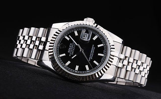 Rolex Datejust Silver&Black 34mm Men Watch-RD3830 Rolex Datejust Silver&Black 34mm Men Watch-RD3830