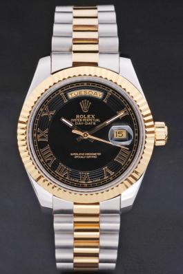 Rolex Day-Date Golden Black Surface Watch-RD2879 Rolex Day-Date Golden Black Surface Watch-RD2879