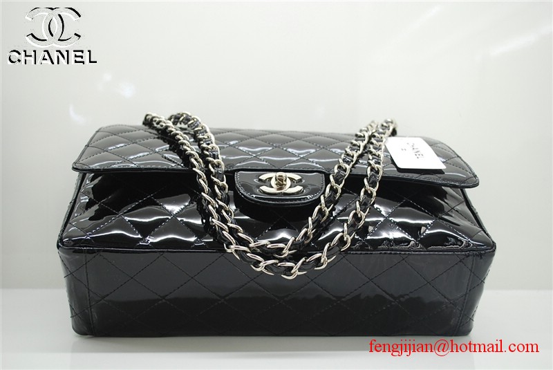 Chanel Classic Flap Bag 36070 Black with Silver chain Chanel Classic Flap Bag 36070 Black with Silver chain