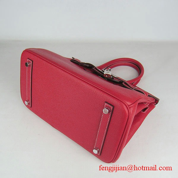 Hermes Birkin 30cm Togo Leather Bag Red 6088 Hermes Birkin 30cm Togo Leather Bag Red 6088