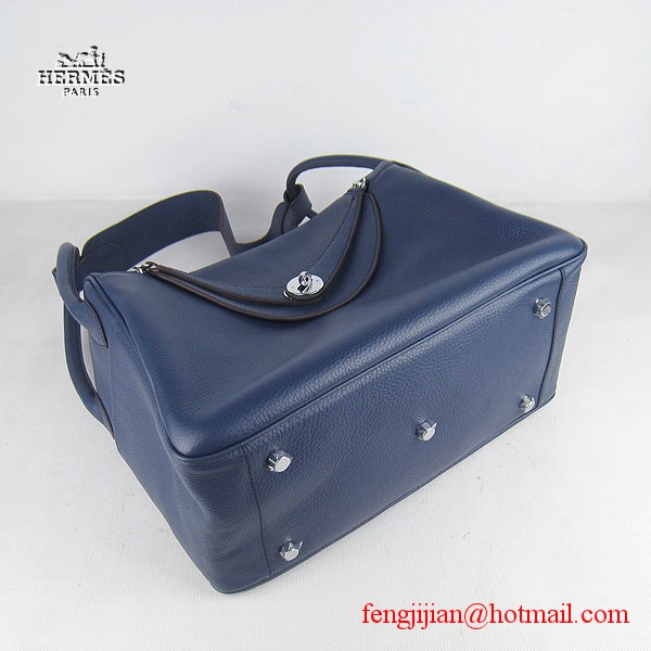 Hermes Women Shoulder Bag Dark Blue 6208 Hermes Women Shoulder Bag Dark Blue 6208