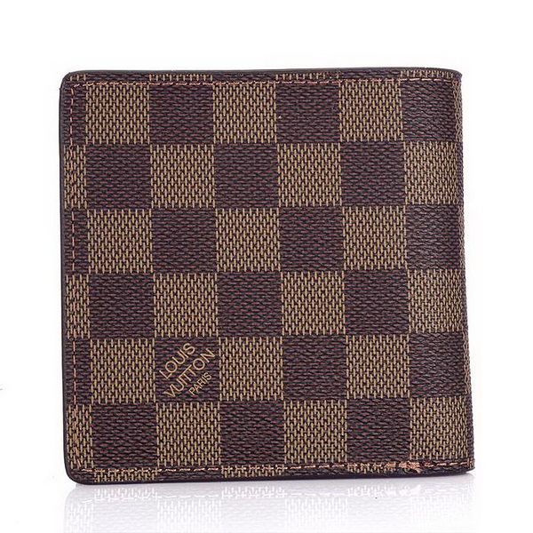Louis Vuitton Damier Ebene Canvas Marco Wallet N61675 Louis Vuitton Damier Ebene Canvas Marco Wallet N61675