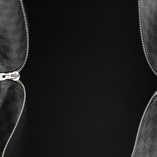 Louis Vuitton Damier Graphite Canvas Keepall 55 with Shoulder Strap N41413 Louis Vuitton Damier Graphite Canvas Keepall 55 with Shoulder Strap N41413